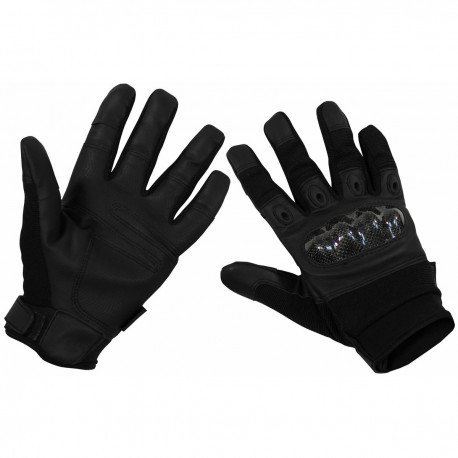 Gants coqués Mission noir - MFH Gants coqués Mission noir - MFH