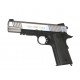 Colt 1911 Rail Gun CO2 bicolore noir 6mm culasse mobile