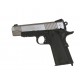 Colt 1911 Rail Gun CO2 bicolore noir 6mm culasse mobile