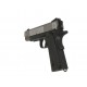 Colt 1911 Rail Gun CO2 bicolore noir 6mm culasse mobile