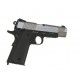 Colt 1911 Rail Gun CO2 bicolore noir 6mm culasse mobile