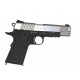 Colt 1911 Rail Gun CO2 bicolore noir 6mm culasse mobile