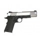 Colt 1911 Rail Gun CO2 bicolore noir 6mm culasse mobile