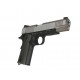 Colt 1911 Rail Gun CO2 bicolore noir 6mm culasse mobile