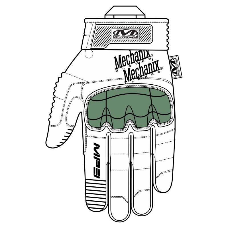 MFH - Gants coqués Mission - Tan Coyote - Heritage Airsoft