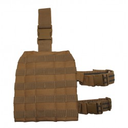 MIL-TEC - Plateforme de cuisse MOLLE coyote