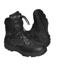 COMMANDO - Bottes tactiques - ZIP - Delta Force - Noir