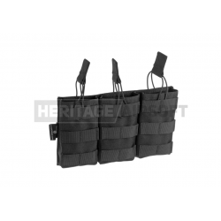 Poche porte chargeurs Mag Pouch MOLLE M4 M16 triple ouvert - noir - Invader Gear