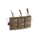 Triple open M4 M 16 Molle Magazine Pouch Tan