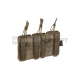 Triple open M4 M 16 Molle Magazine Pouch Tan