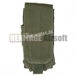 Porte chargeur  M4 M16 MOLLE simple - Olive - Mil-Tec