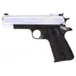 ASG - Réplique Pistolet Airsoft 1911 STI Lawman GNB/Gaz - Silver