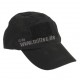 Casquette baseball avec scratch frontal - Noir