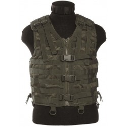 MIL-TEC - Gilet MOLLE airsoft - Maille filet - Olive