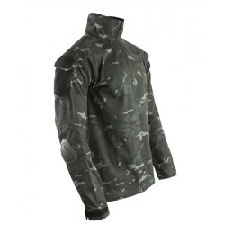 Chemise de combat avec protections spec-ops - MTP Black [BTP] - Kombat UK