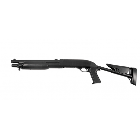 ASG - Fusil à pompe FRANCHI SAS 12 Crosse réglable - NOIR