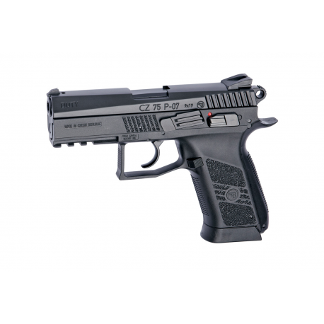 ASG - CZ75 P-07 DUTY Culasse Métal GNB Co2 - 1,8 joule - NOIR