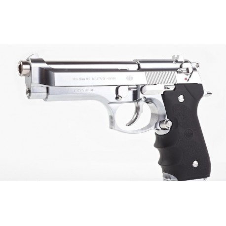 TOKYO MARUI - M92F MILITARY GBB Gaz - 0,9 joule - SILVER TOKYO MARUI - M92F MILITARY GBB Gaz - 0,9 joule - SILVER