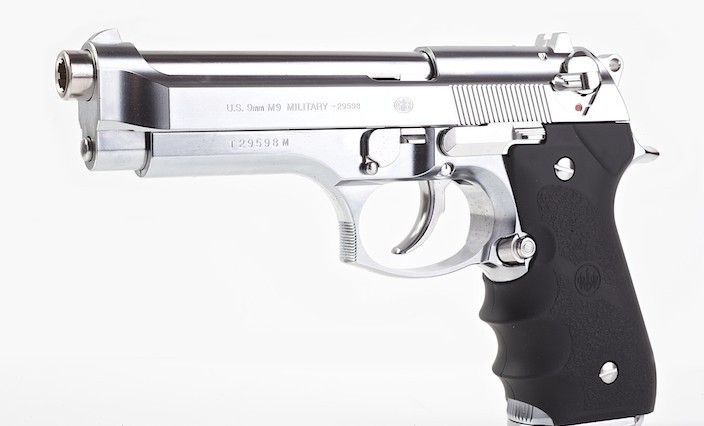TOKYO MARUI - M92F MILITARY GBB Gaz - 0,9 joule - SILVER