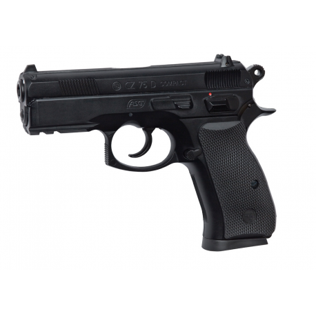 ASG - CZ 75D COMPACT GNB gaz - 0,5 joule - NOIR