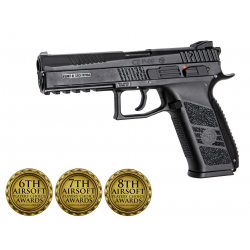 ASG - CZ P-09 DUTY culasse métal avec mallette GBB gaz - 0,7 joule - NOIR