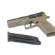 ASG - CZ P-09 DUTY culasse métal avec mallette GBB gaz - 0,7 joule - DARK EARTH