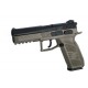 ASG - CZ P-09 culasse métal avec mallette GBB gaz - 0,7 joule - DARK EARTH