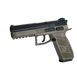 ASG - CZ P-09 DUTY culasse métal avec mallette GBB gaz - 0,7 joule - DARK EARTH