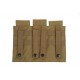 GFC - Poche Triple chargeurs type M4/G36 - TAN