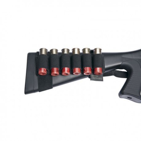 ASG - Porte cartouches pour crosse de fusil à pompe - NOIR ASG - Porte cartouches pour crosse de fusil à pompe - NOIR