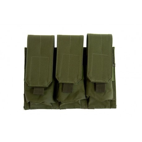 GFC - Poche Triple chargeurs type M4/G36 - OD GFC - Poche Triple chargeurs type M4/G36 - OD
