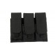 GFC - Poche Triple chargeurs type M4/G36 - NOIR