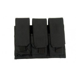 GFC - Poche Triple chargeurs type M4/G36 - NOIR