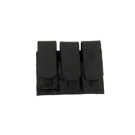 GFC - Poche Triple chargeurs type M4/G36 - NOIR