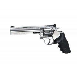 ASG - Réplique Airsoft Révolver DAN WESSON 715 6" NBB Co2 - 1 joule - CHROME