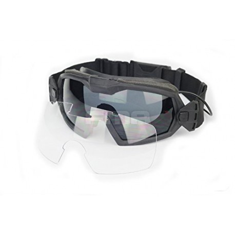 Masque Paintball WISEONUS Avec Ventilateurs - Protection Airsoft, Double Turbo - Style Tête De Mort