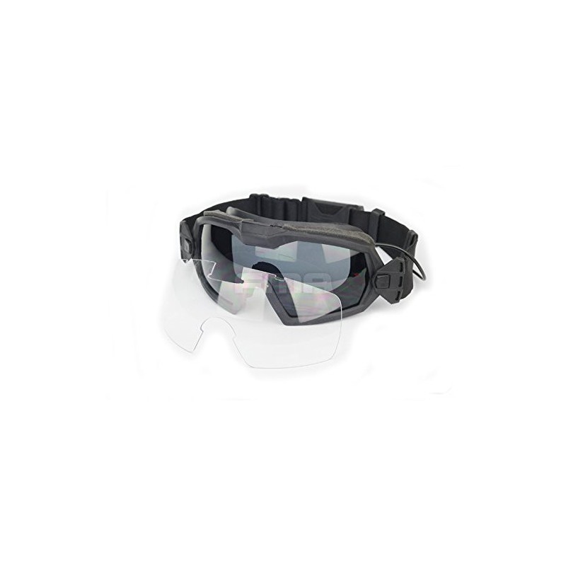 Masque Regulator Ventilé 2 verres Noir - FMA - Heritage Airsoft