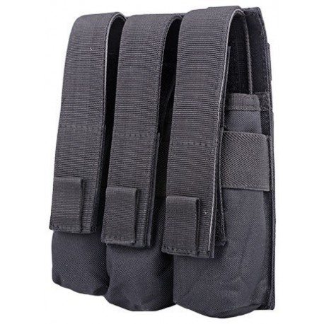 GFC - Poche Triple pour chargeurs MP5 - NOIR GFC - Poche Triple pour chargeurs MP5 - NOIR