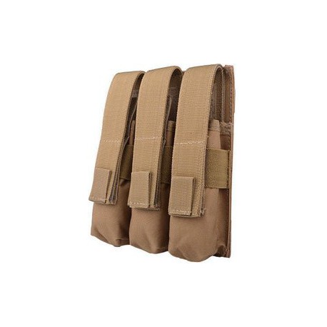 GFC - Poche Triple pour chargeurs MP5 - TAN