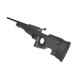 WELL - Pack Sniper MB01 WARRIOR I Noir + housse + sangle + BB loader