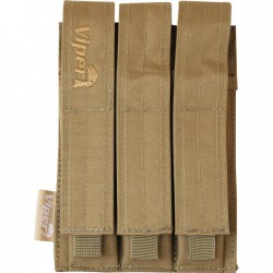 VIPER TACTICAL - Triple poche chargeur MP5 - TAN