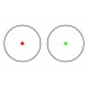 THETA OPTICS - Viseur point rouge/vert compact Evo