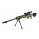 WELL - Sniper MB4411D avec lunette 3-9X40 et bipied - 1,8 joule - OD