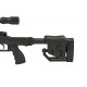 WELL - Pack Sniper MB4411D Noir avec Bipied + lunette 3-9X40 + Sangle + BB loader + Housse