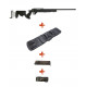 WELL - Pack Sniper MB05A Noir avec Housse + Sangle + BB Loader