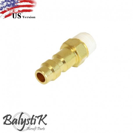 coupleur male avec entrée 1/8 NPT male (version US) - BALYSTIK