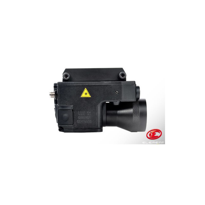 ELEMENT AIRSOFT Lampe LED 200 lumens ELLM 01 + laser rouge Heritage