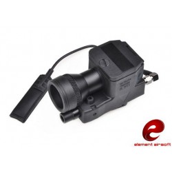 ELEMENT AIRSOFT - Lampe LED 200 lumens ELLM 01 + laser rouge