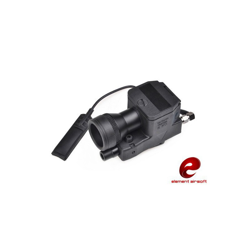 ELEMENT AIRSOFT Lampe LED 200 lumens ELLM 01 + laser rouge Heritage