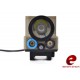 ELEMENT AIRSOFT - Lampe LED 200 lumens ELLM 01 Tan + laser rouge